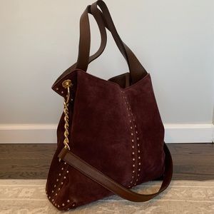 Michael Kors Purple suede handbag